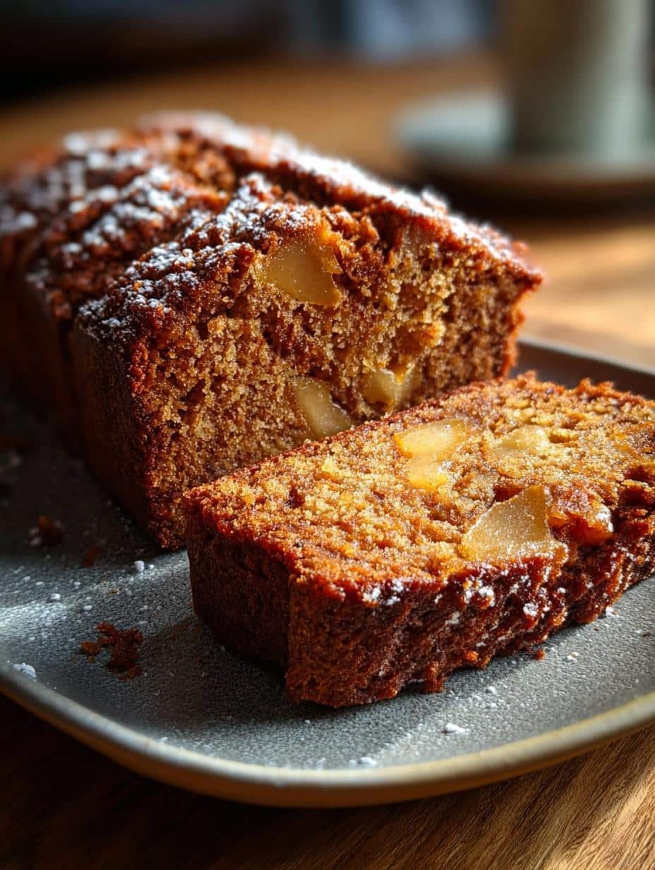 Spiced Pear Ginger Bread