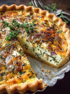Sweet Onion Herb Quiche
