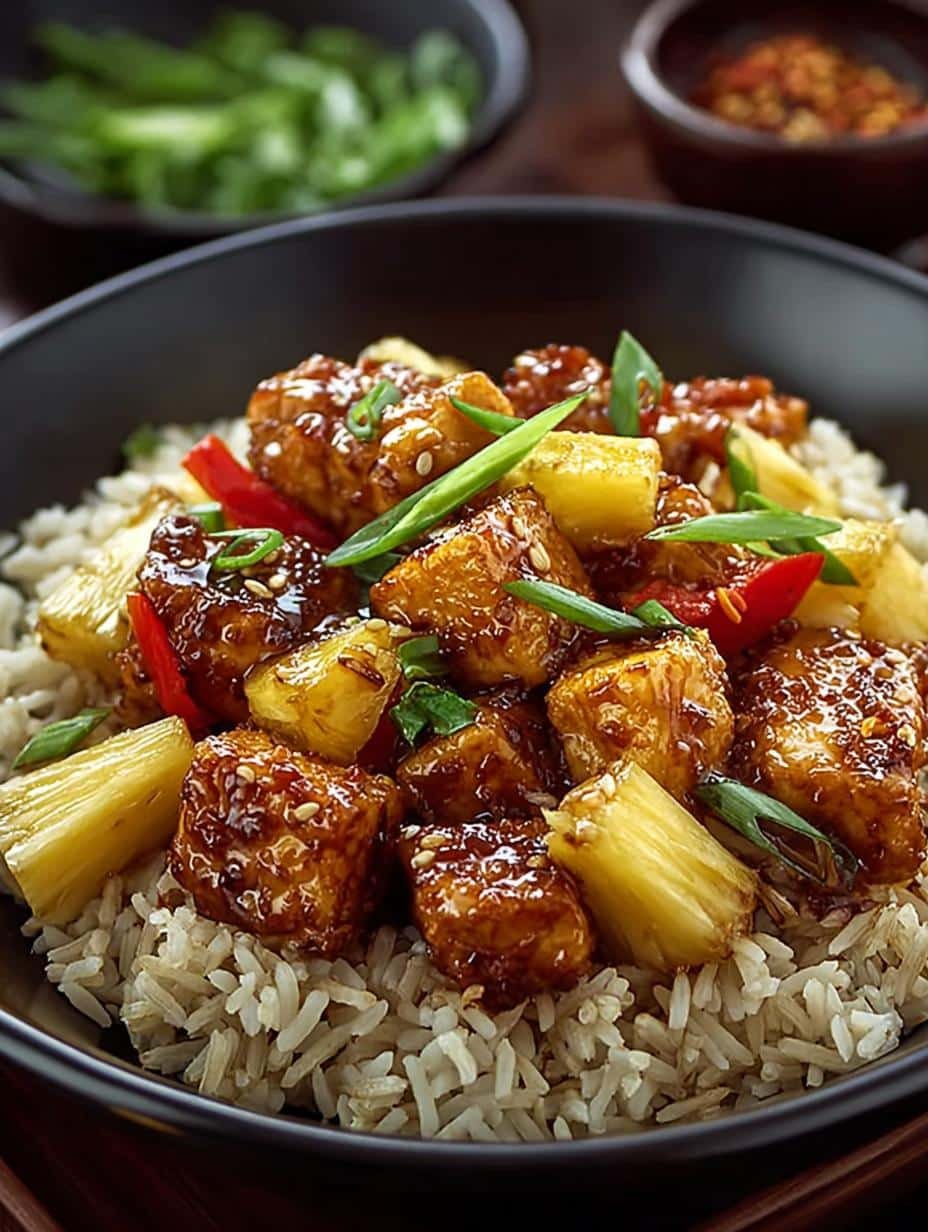 Sweet Sour Pineapple Chicken: 30-Minute Flavor Delight - Sweet Sour Pineapple Chicken - additional detail