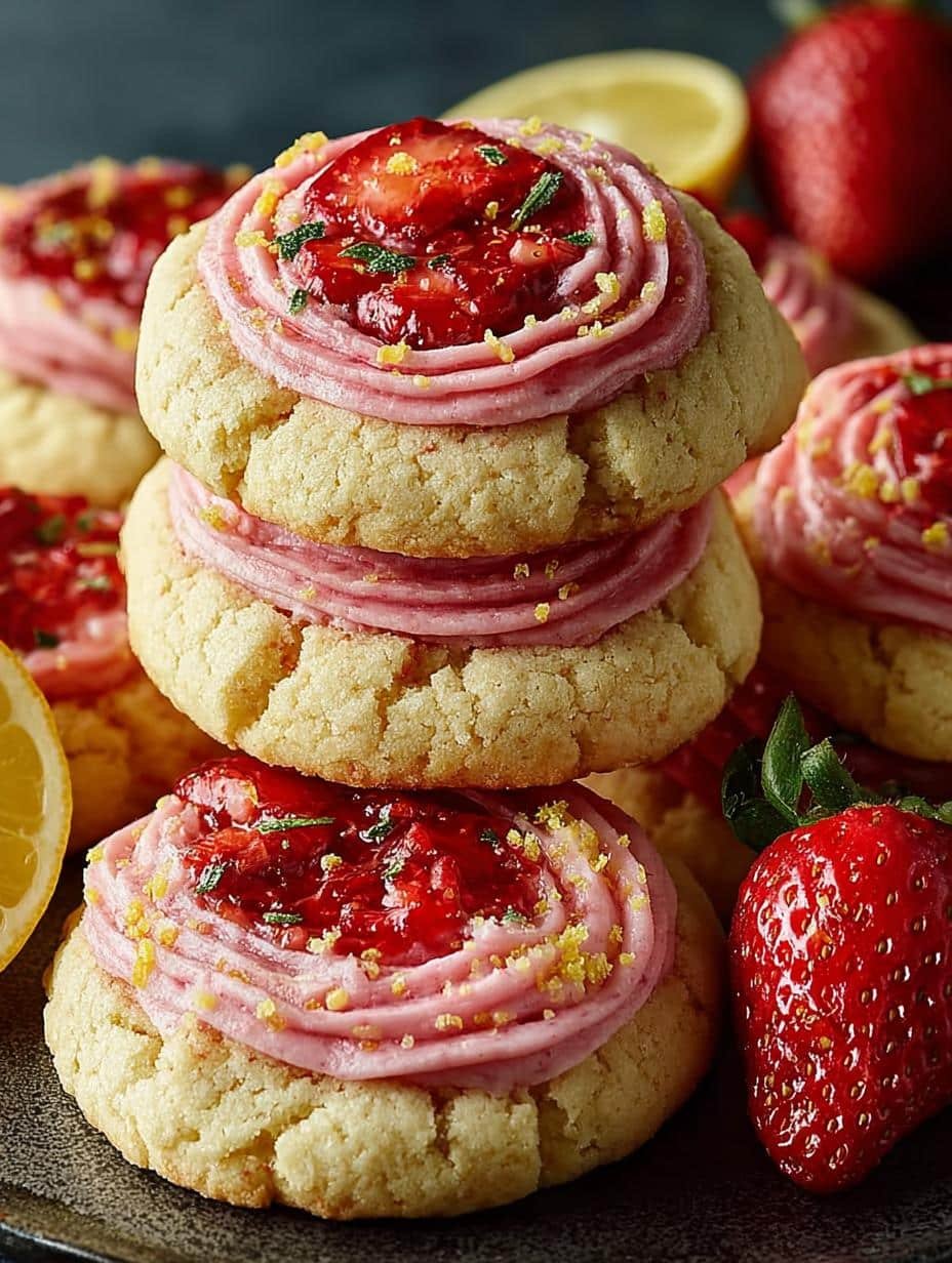 Tangy Strawberry Lemonade Cookies: 12 Delightful Facts - Tangy Strawberry Lemonade Cookies - main visual representation