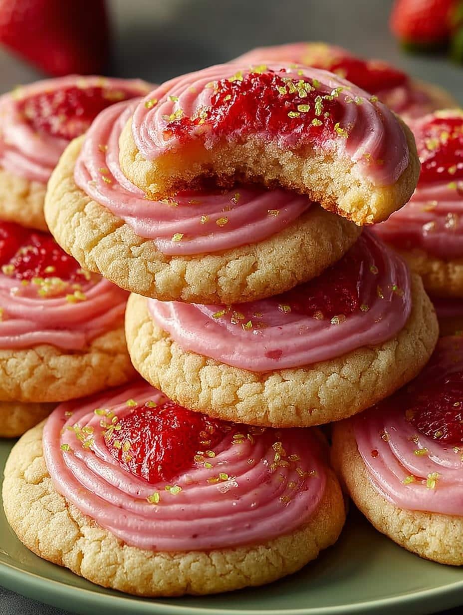 Tangy Strawberry Lemonade Cookies: 12 Delightful Facts - Tangy Strawberry Lemonade Cookies - additional detail