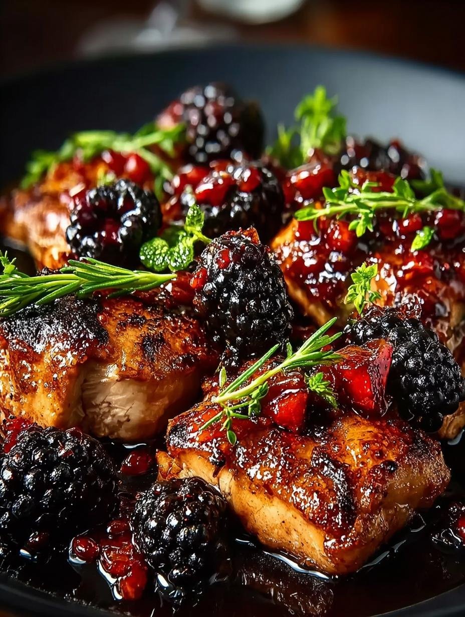 Tasty Blackberry Bourbon Chicken: A Flavorful Delight 2 Tasty Blackberry Bourbon Chicken: A Flavorful Delight - Tasty Blackberry Bourbon Chicken - main visual representation