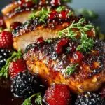 Tasty Blackberry Bourbon Chicken