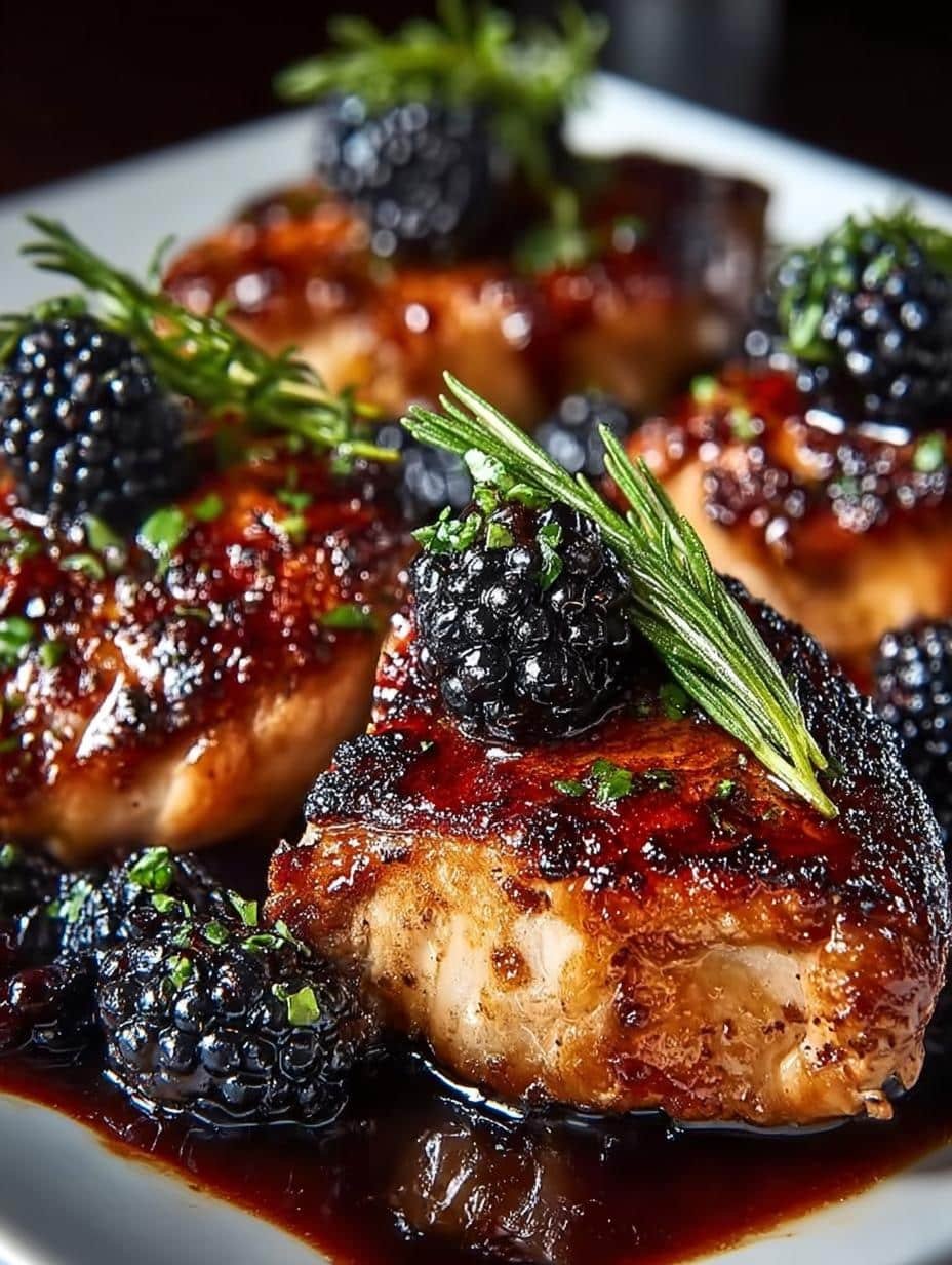 Tasty Blackberry Bourbon Chicken: A Flavorful Delight - Tasty Blackberry Bourbon Chicken - additional detail