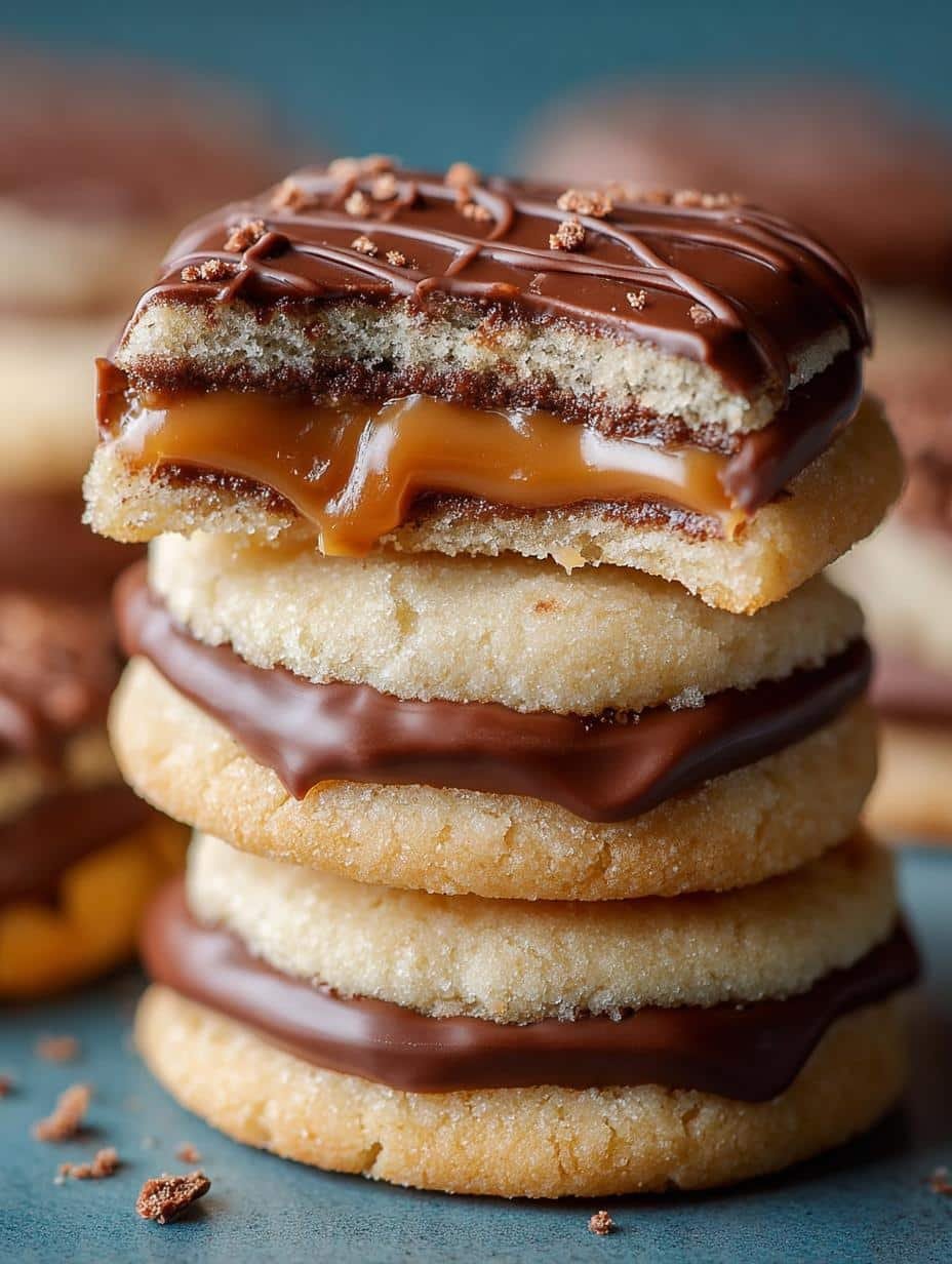 Indulgent Twix Cookies: 5 Layers of Flavor - Twix Cookies - main visual representation