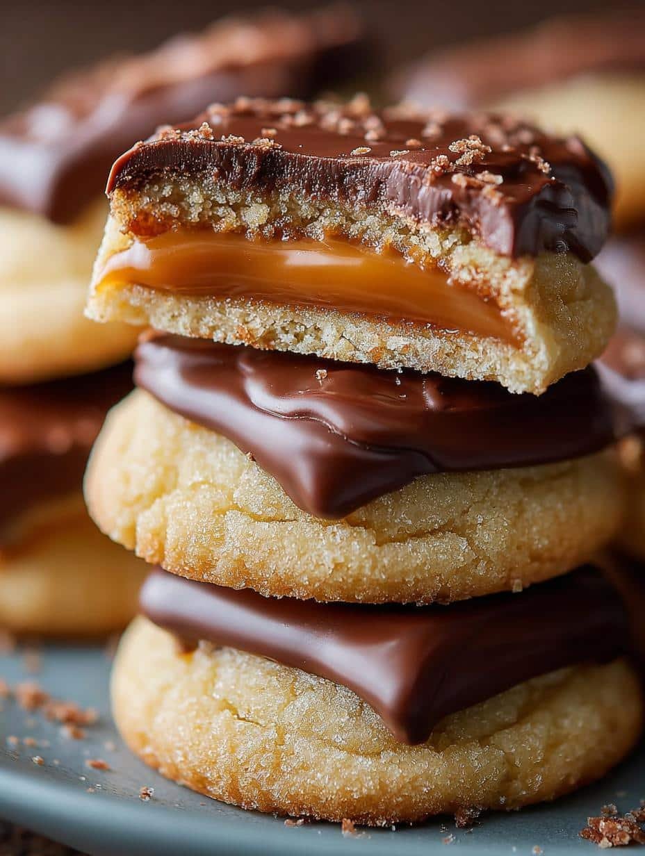 Indulgent Twix Cookies: 5 Layers of Flavor - Twix Cookies - additional detail