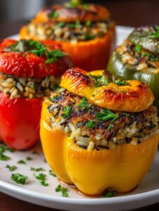 Vegan Stuffed Peppers with