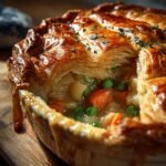 Vegetable Pot Pie Flaky