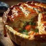 Vegetable Pot Pie Flaky