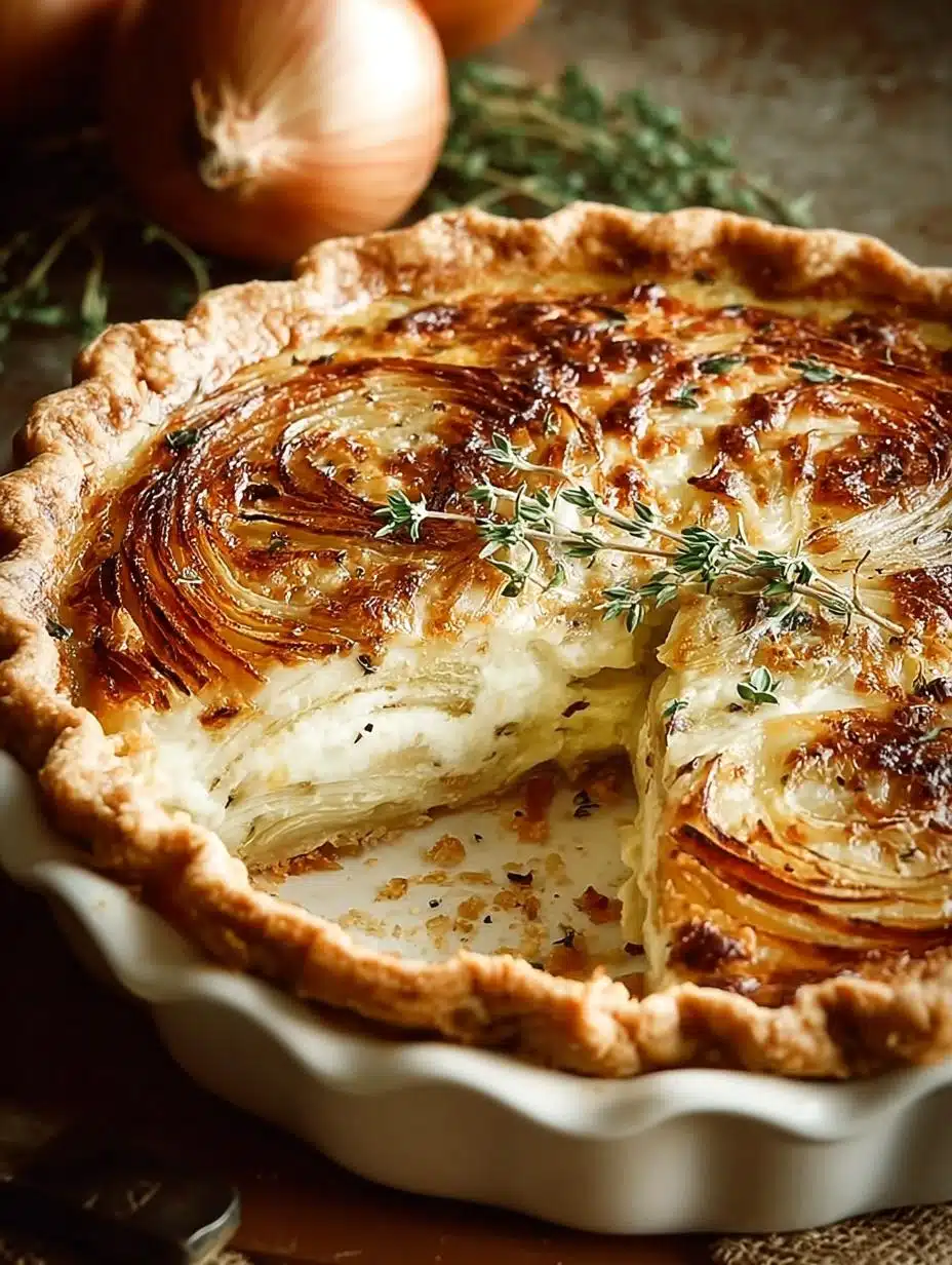 Delicious Vidalia Onion Pie: A Sweet Southern Delight - Vidalia Onion Pie - main visual representation