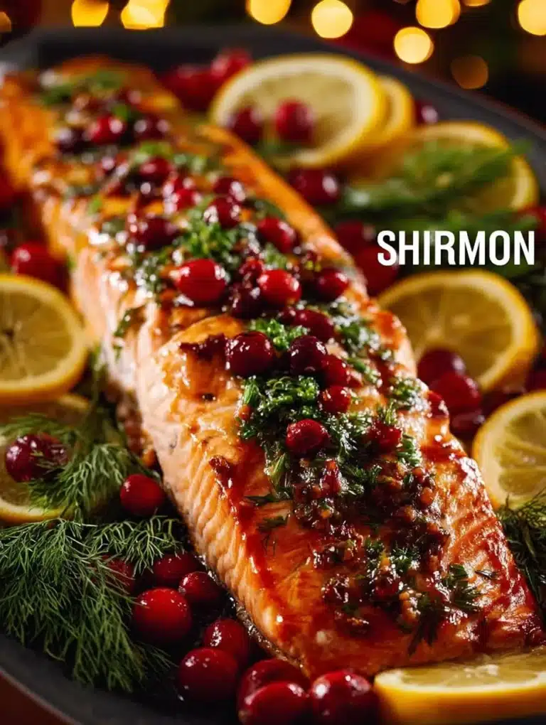 Deliciously prepared Christmas Salmon for festive celebrations
