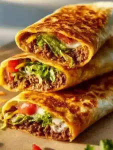 Flavorful Keto Crunchwraps loaded with healthy ingredients for a low-carb meal.