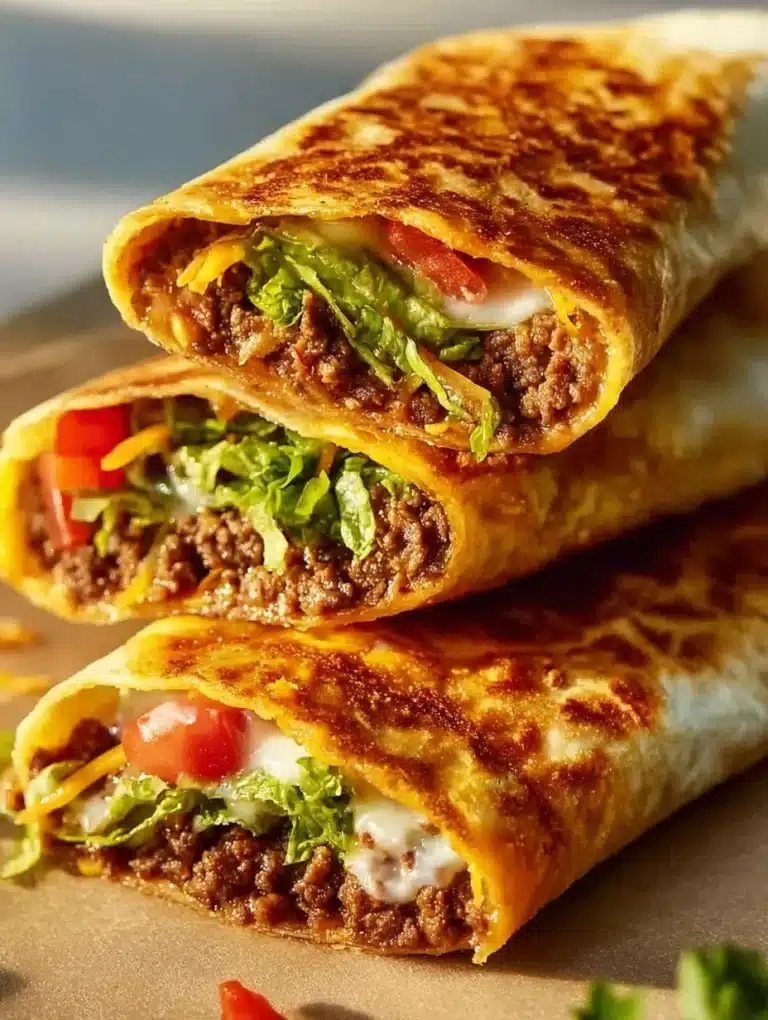 Flavorful Keto Crunchwraps loaded with healthy ingredients for a low-carb meal.