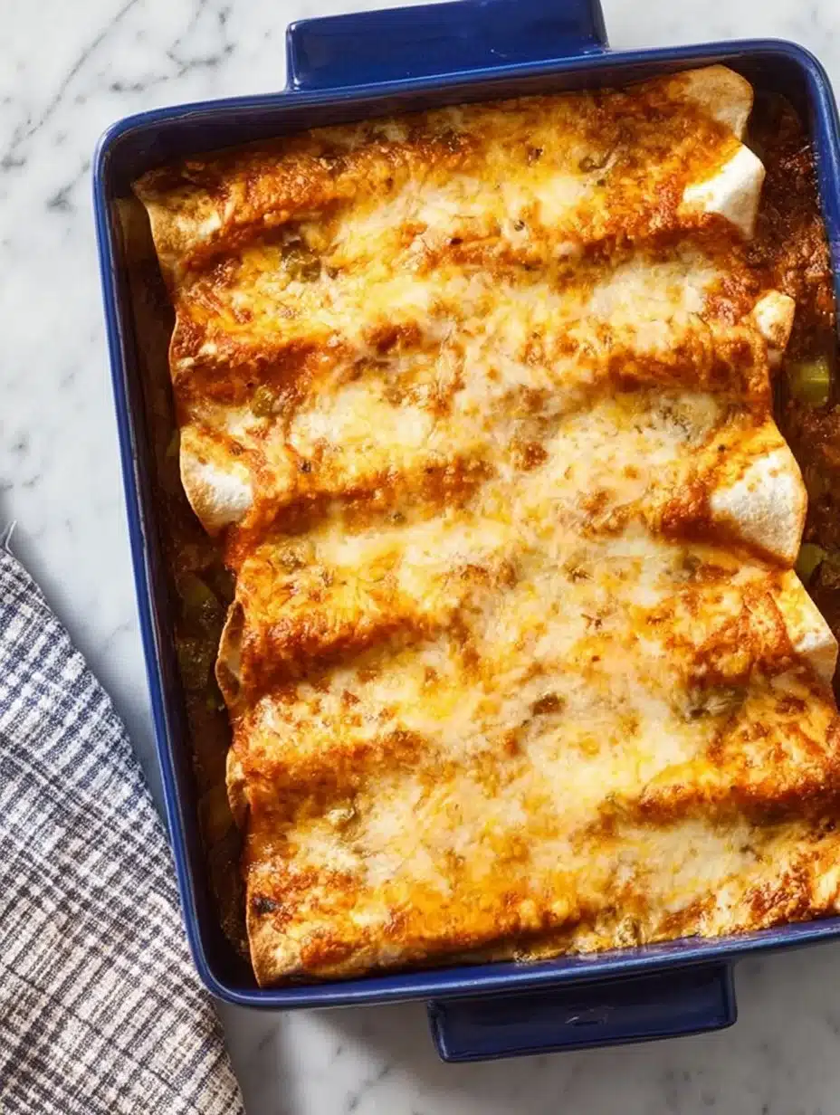 Delicious low carb white chicken enchiladas topped with cheese and cilantro.