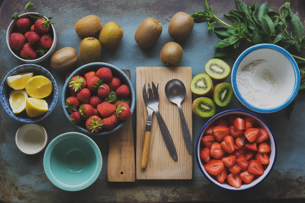 Cheesecake Fruit Salad Roll-Ups