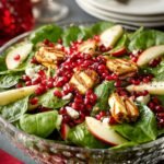 Apple Cranberry Spinach Salad