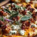 Savory Autumn Naan Pizzas with Pumpkin and Sausage 2 Autumn Naan Pizzas