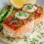 Baked Boursin Salmon