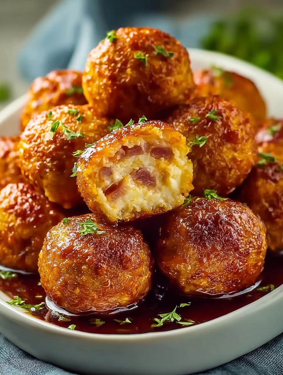 Baked Ham Balls