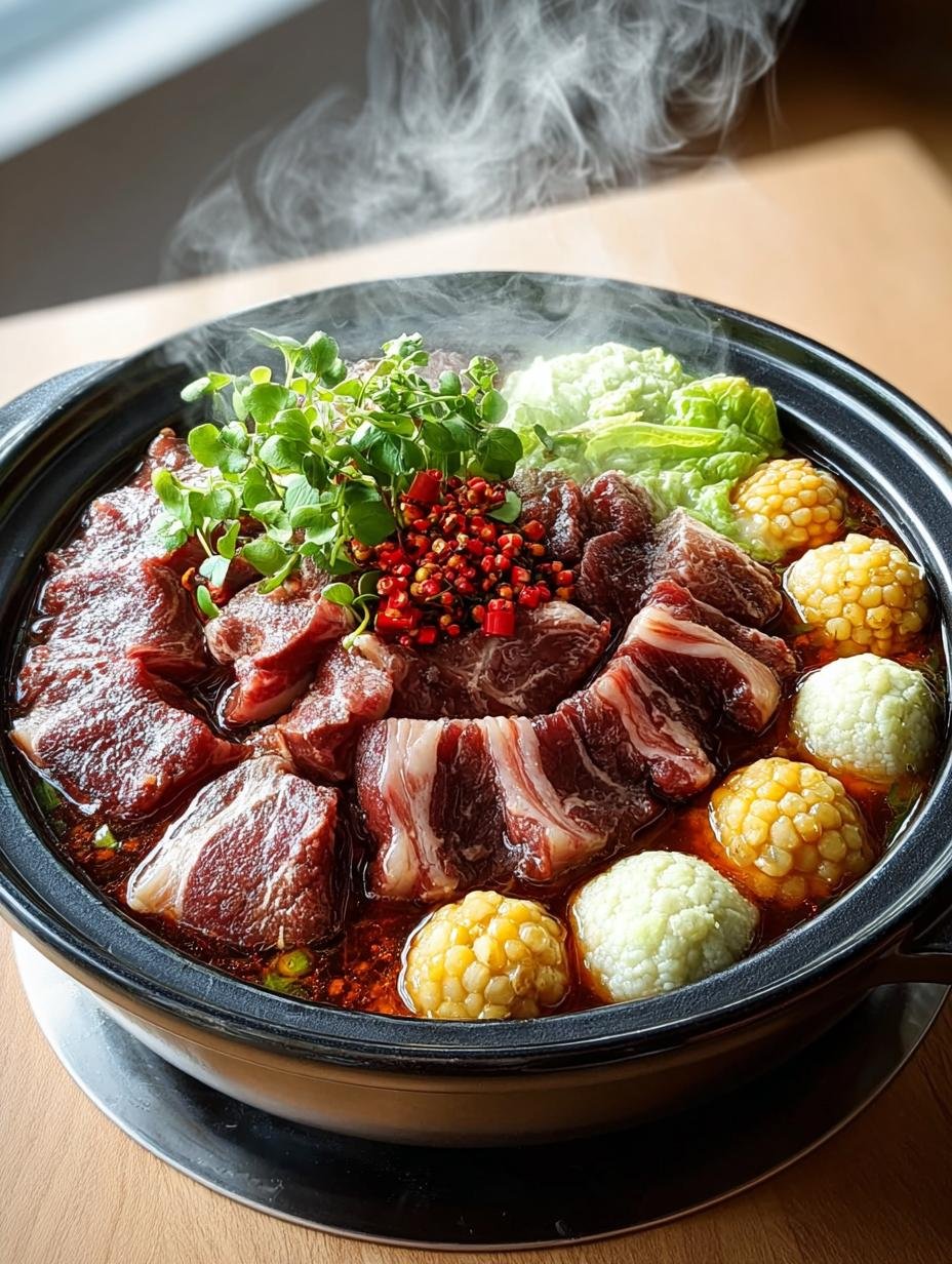 Savor 5-Star Beef Hot Pot for Cozy Family Nights - Beef Hot Pot - additional detail