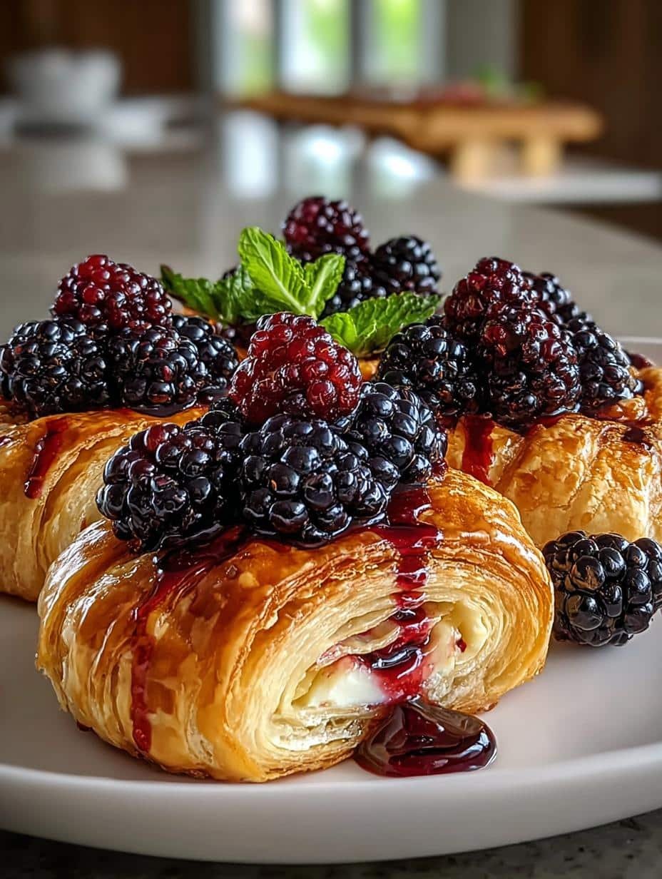 Blackberry Goat Cheese Puff Pastry Twists That Delight - Blackberry Goat Cheese Puff - additional detail