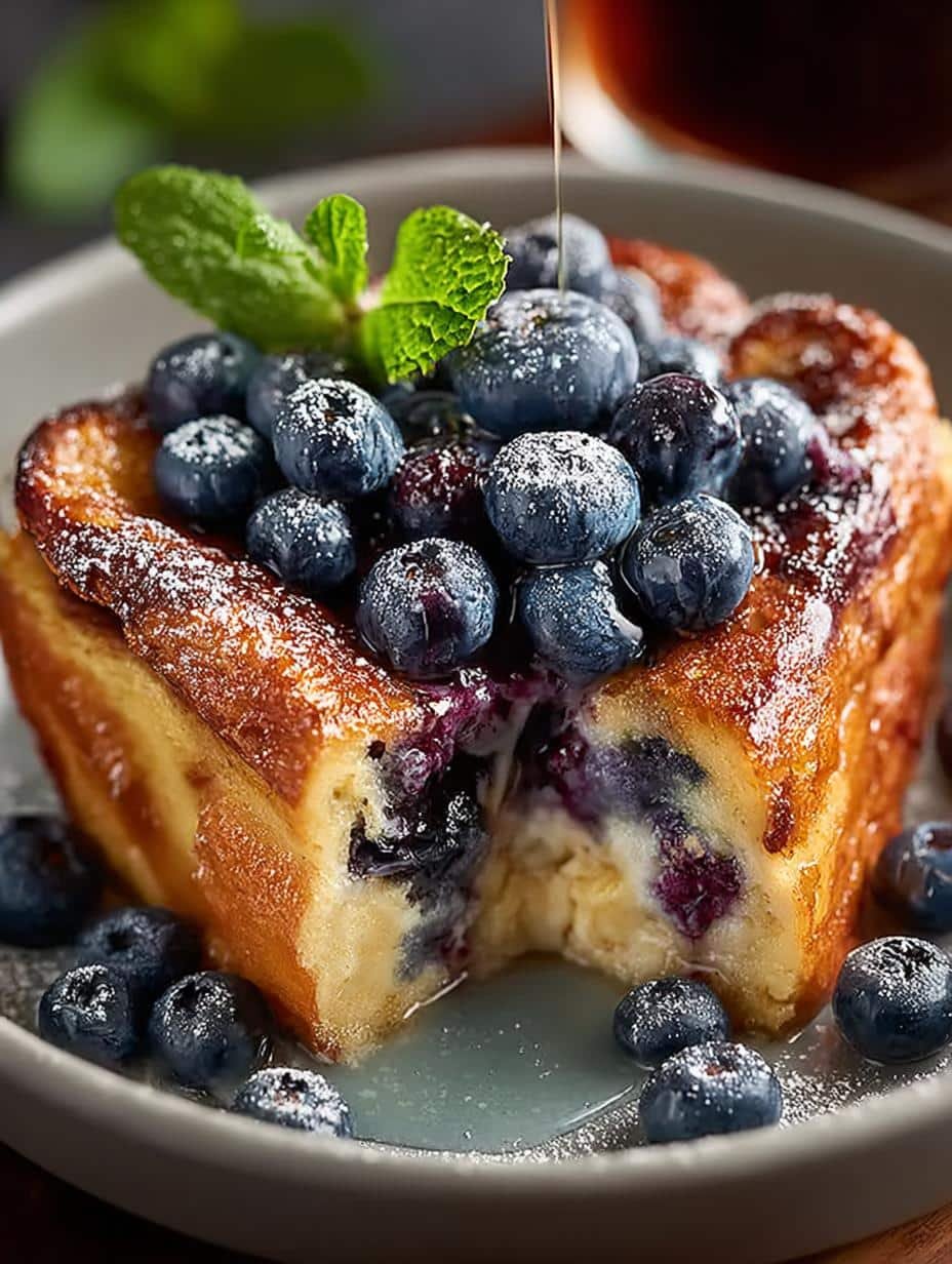 Blueberry French Toast Casserole