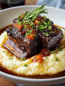 Braised Short Ribs with