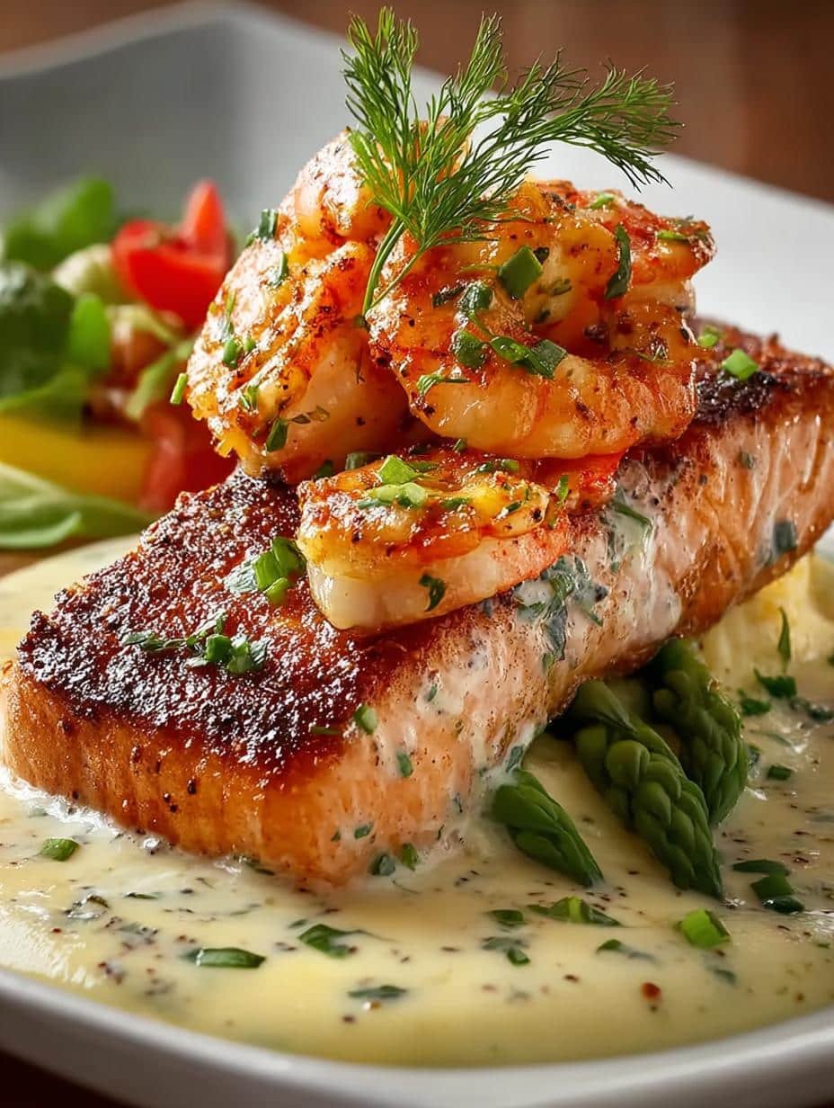 Cajun Shrimp Salmon