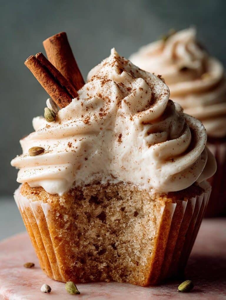 Chai Latte Cupcakes Spiced