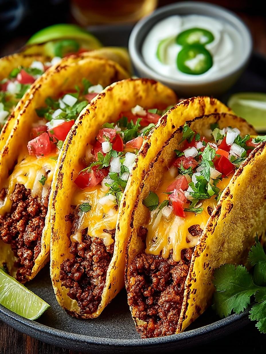 Cheesy Oven Baked Tacos: 10-Minute Dinner Delight 2 Cheesy Oven Baked Tacos: 10-Minute Dinner Delight - Cheesy Oven Baked Tacos - main visual representation