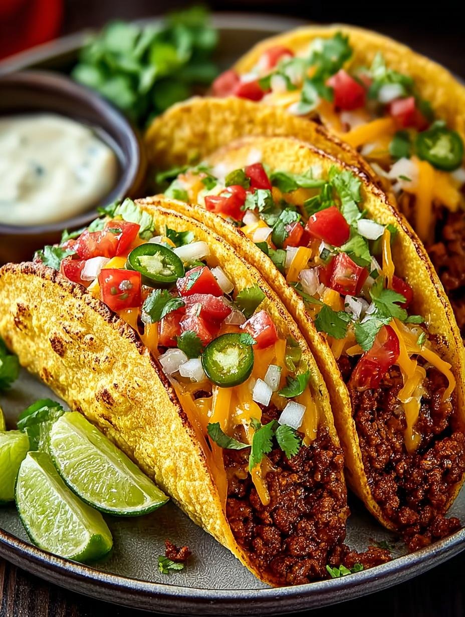 Cheesy Oven Baked Tacos: 10-Minute Dinner Delight - Cheesy Oven Baked Tacos - additional detail