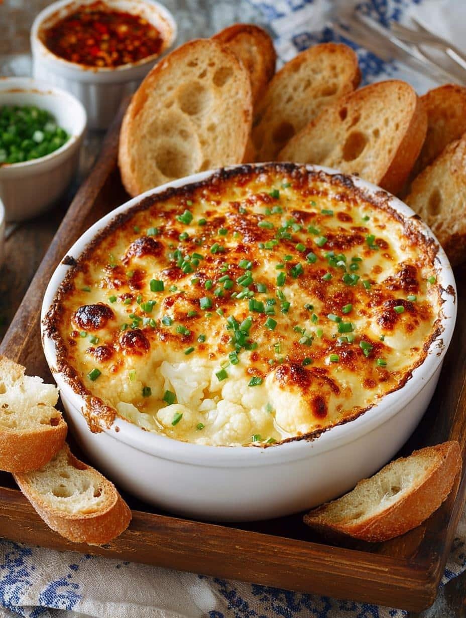 Cheesy Roasted Cauliflower Dip: 5 Reasons to Love It - Cheesy Roasted Cauliflower Dip - main visual representation