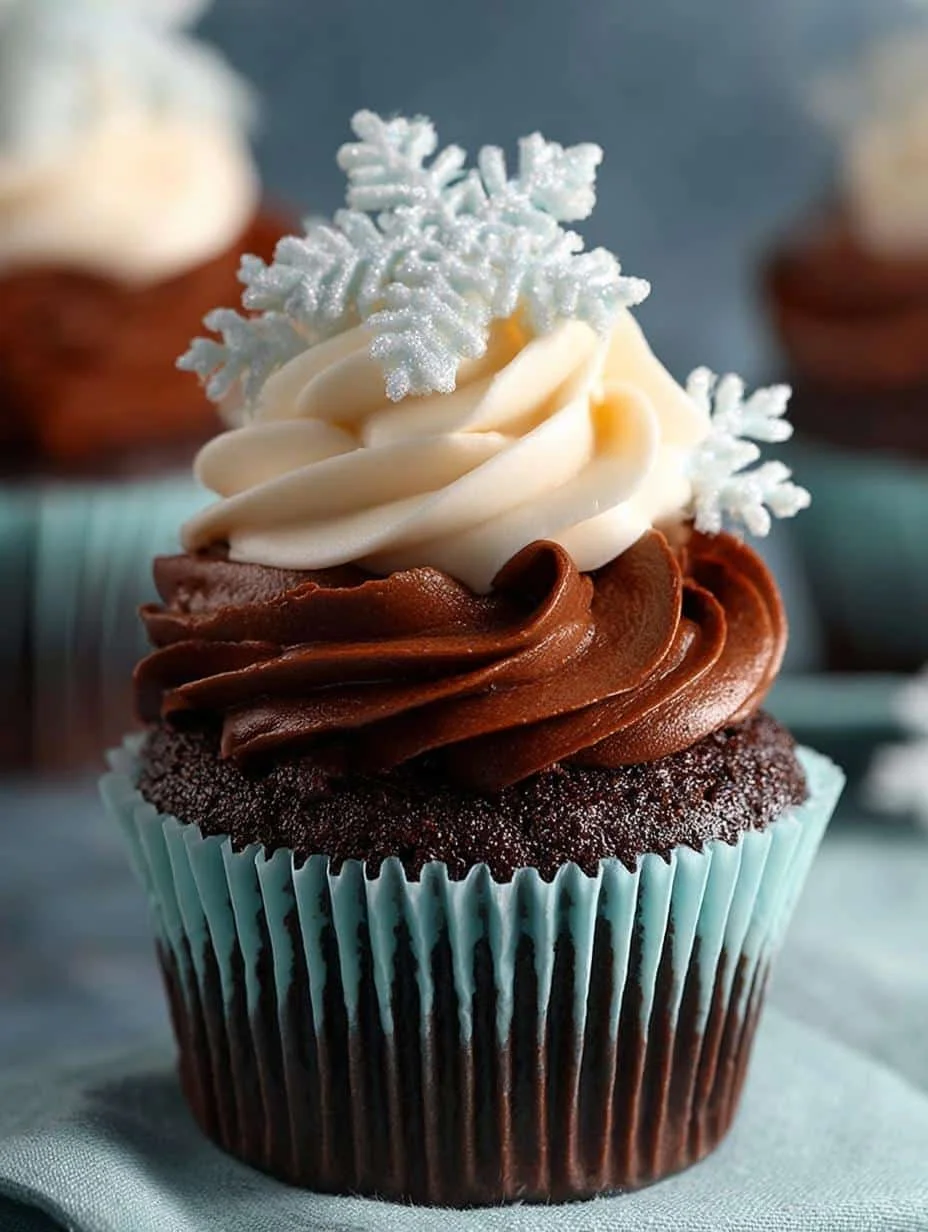 Chocolate Cupcakes with Vanilla: 24 Irresistible Treats - Chocolate Cupcakes with Vanilla - main visual representation