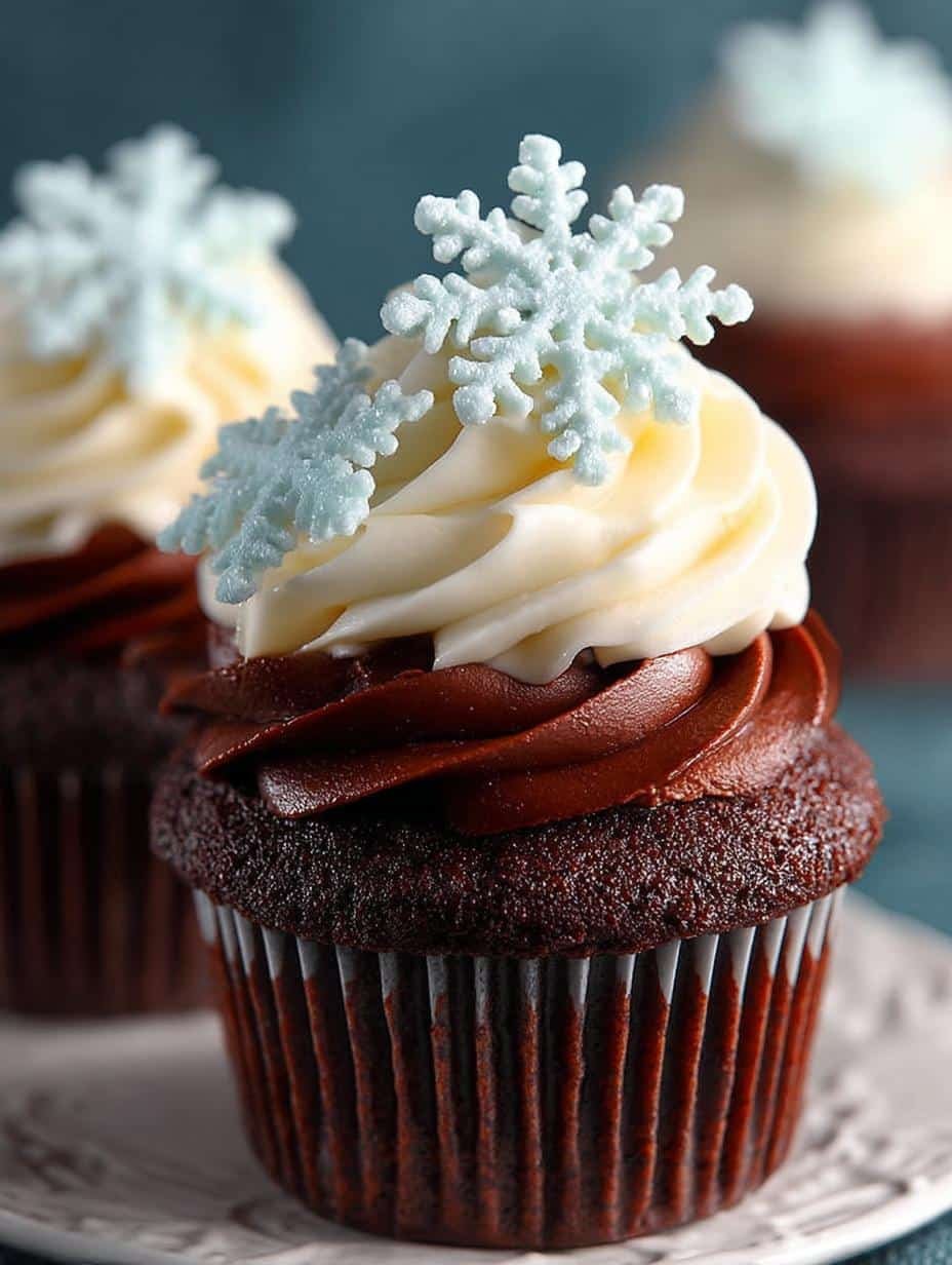 Chocolate Cupcakes with Vanilla: 24 Irresistible Treats - Chocolate Cupcakes with Vanilla - additional detail