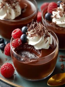 Chocolate Pudding Pots