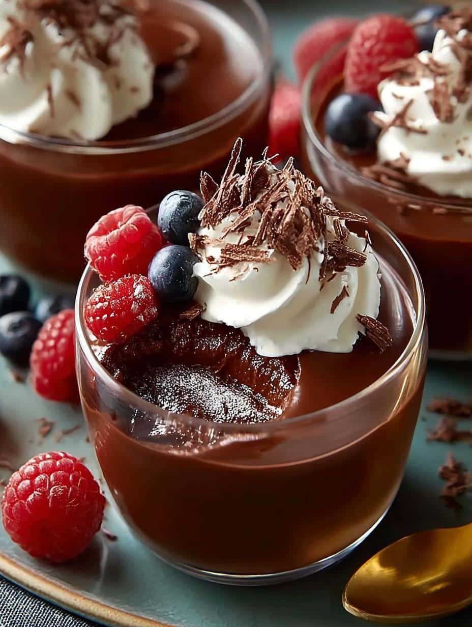 Chocolate Pudding Pots
