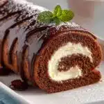 Chocolate Swiss Roll Cake