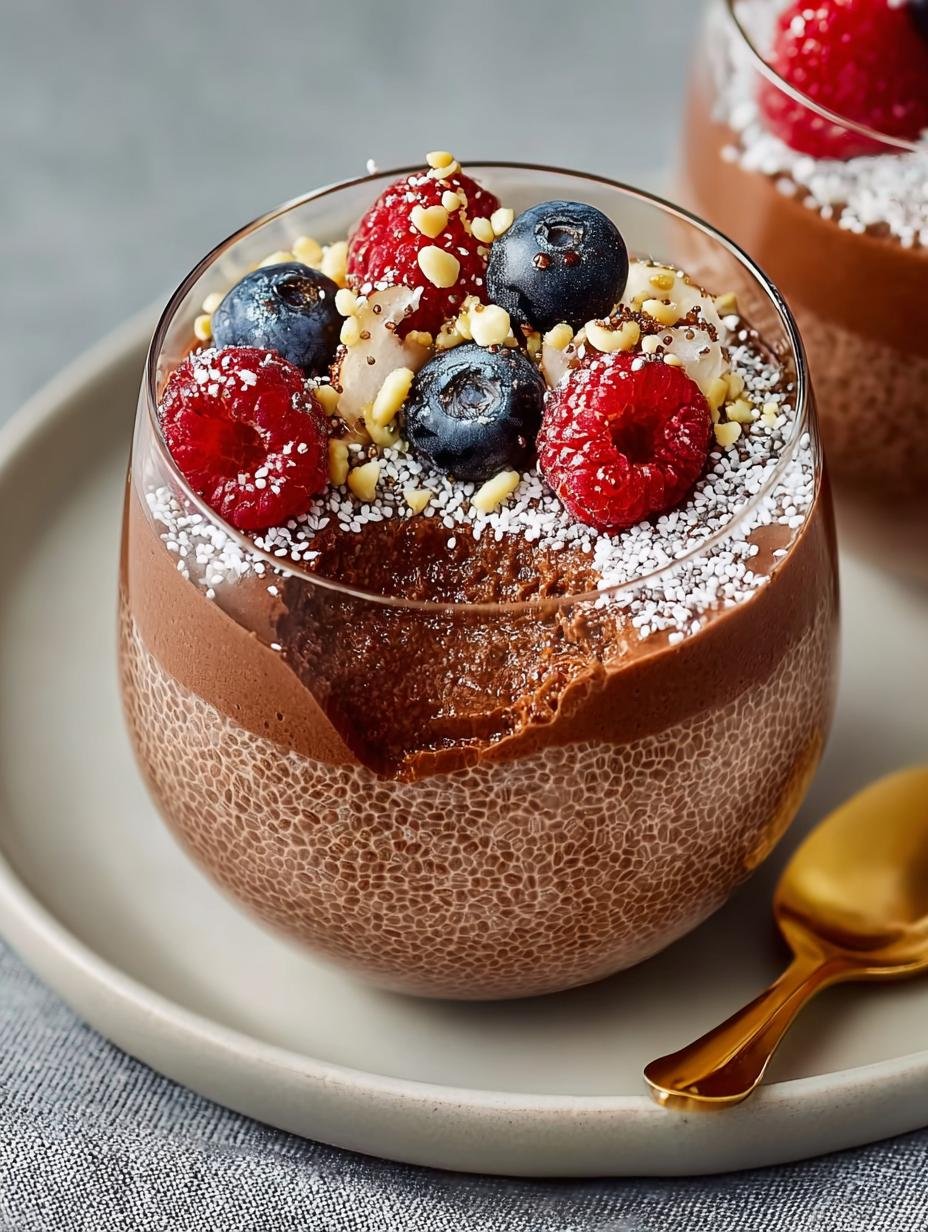 Chocolate Yogurt Chia Pudding