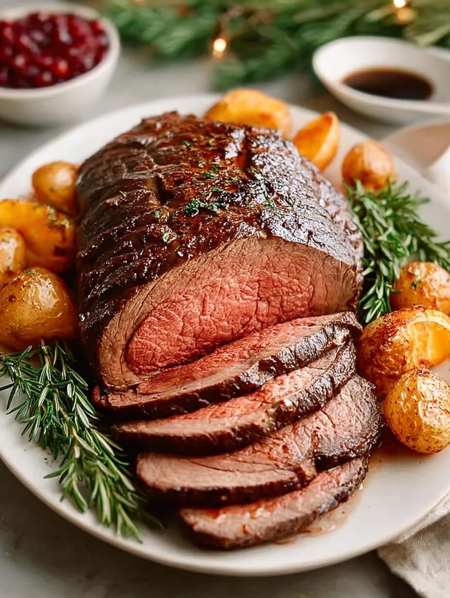 Christmas Dinner Roast Beef