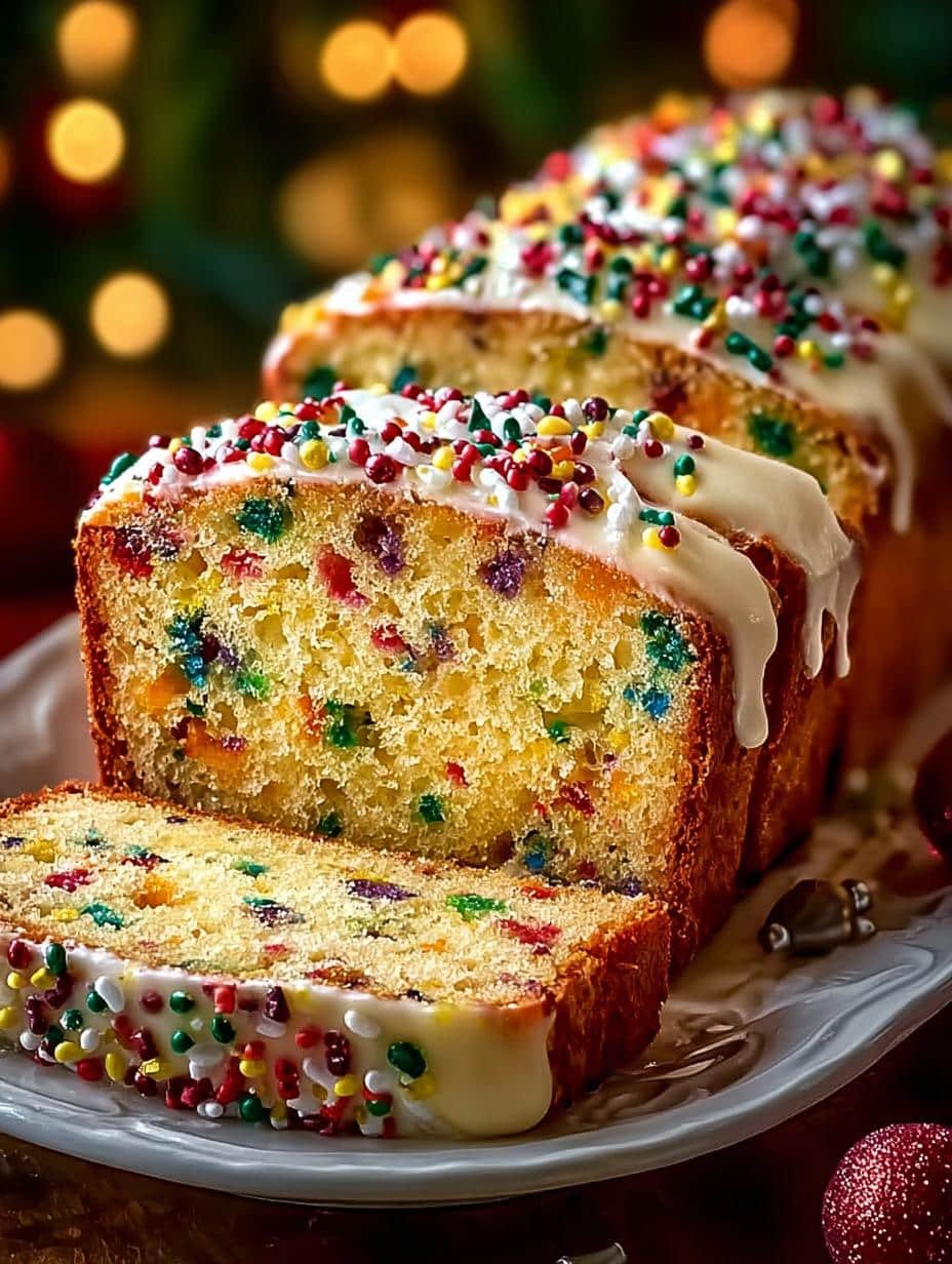 Christmas Funfetti Bread