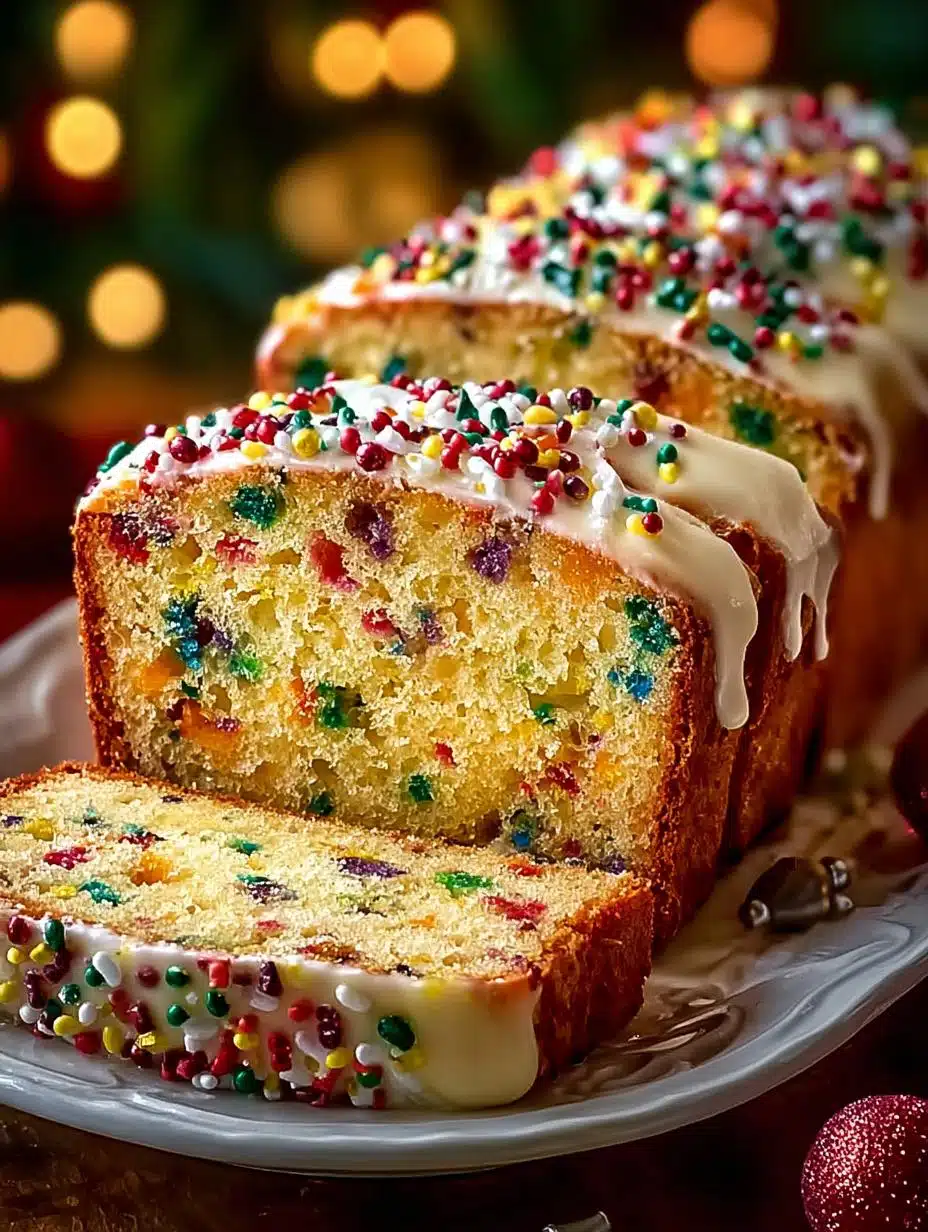 Christmas Funfetti Bread