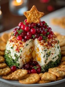 Christmas Tree Cheese Ball