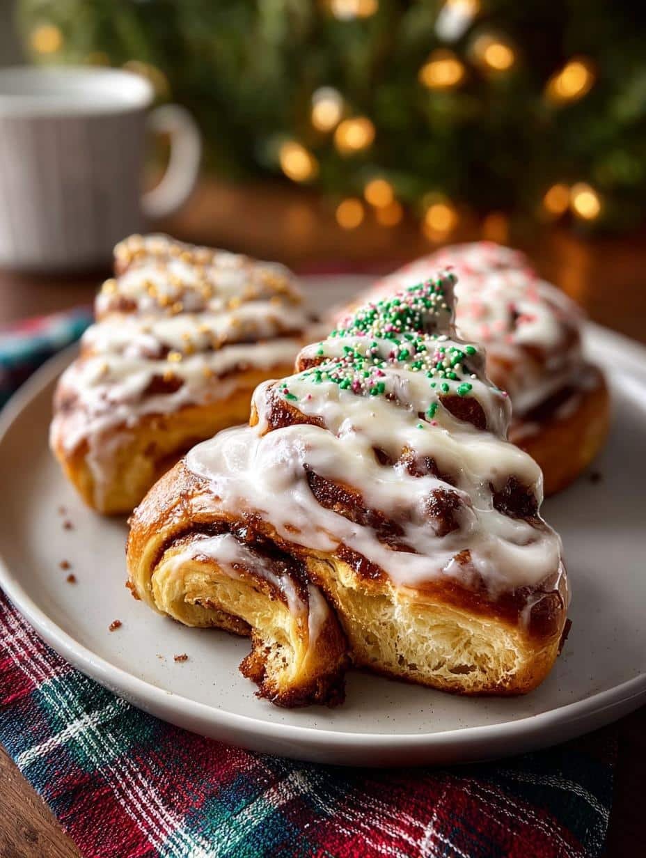 Christmas Tree Cinnamon Rolls