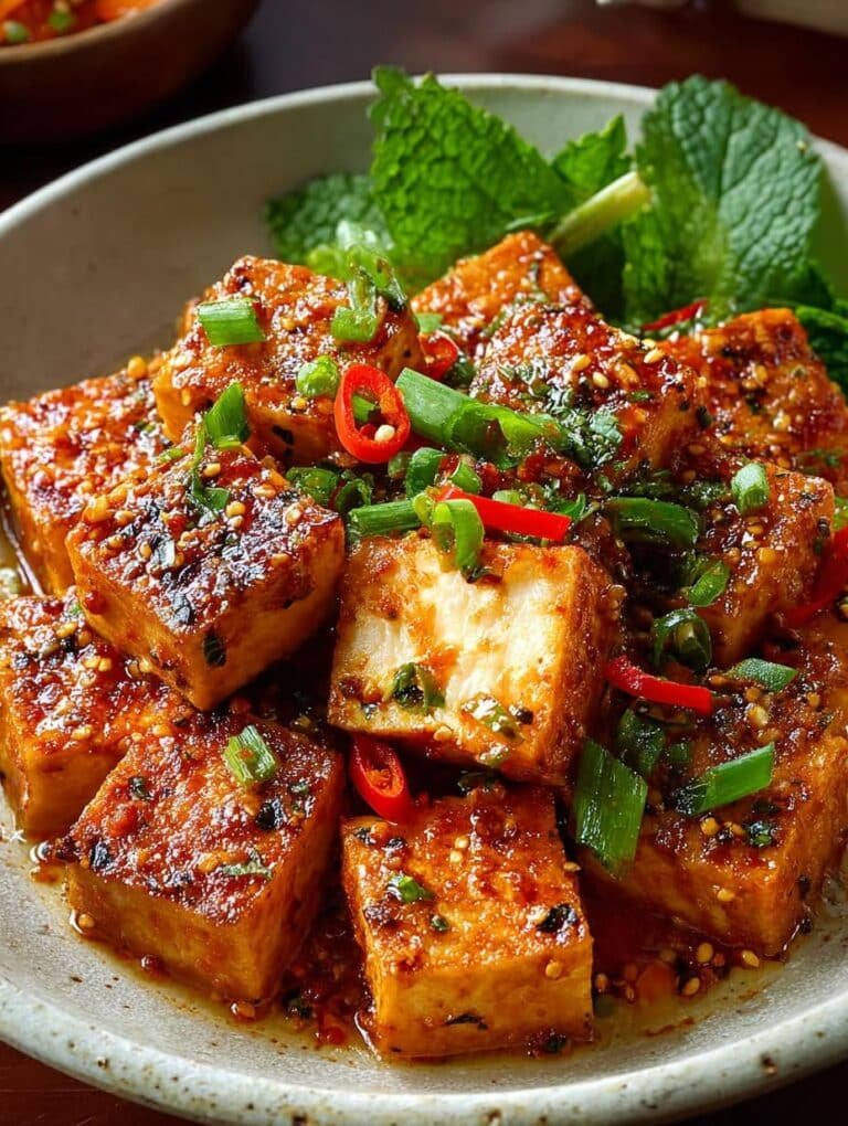 Coconut Tofu with Spicy
