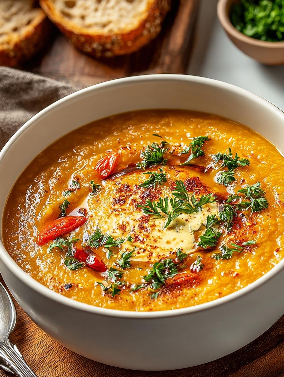 Cozy Red Lentil Soup