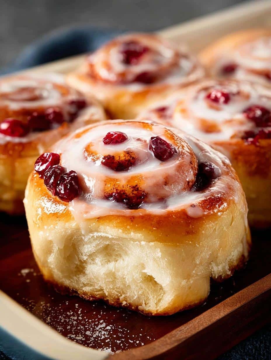 Delicious Cranberry Orange Rolls for Special Mornings - Cranberry Orange Rolls - additional detail