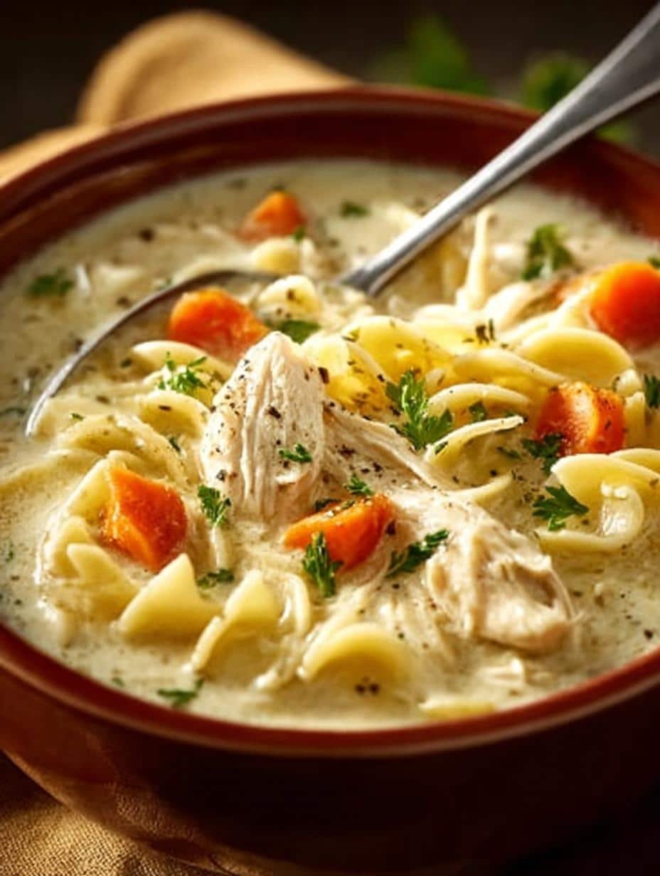 Creamy Chicken Noodle Soup: 7 Steps to Pure Comfort - Creamy Chicken Noodle Soup - additional detail