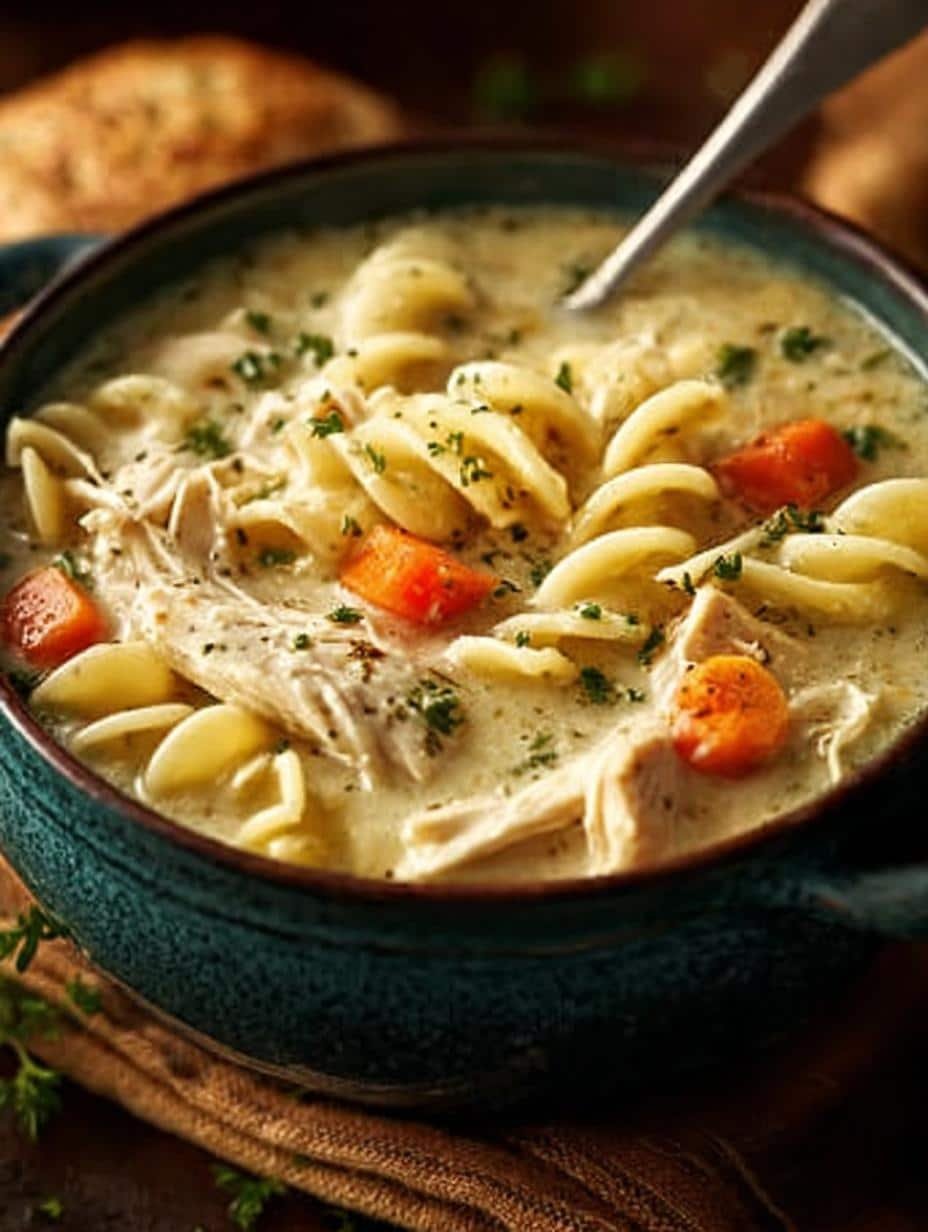 Creamy Chicken Noodle Soup