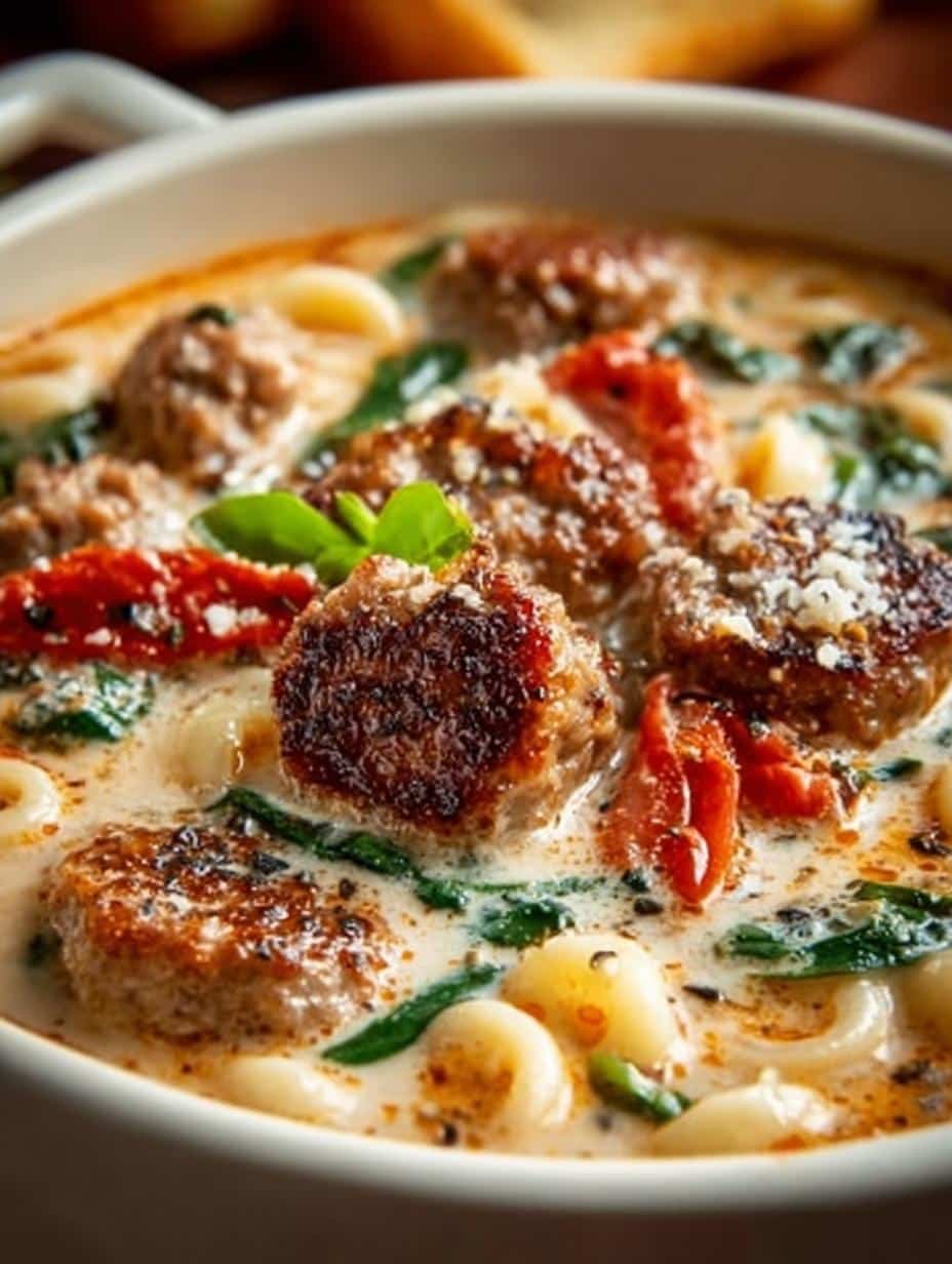 Creamy Italian Sausage Soup: 5 Reasons to Love It - Creamy Italian Sausage Soup - additional detail