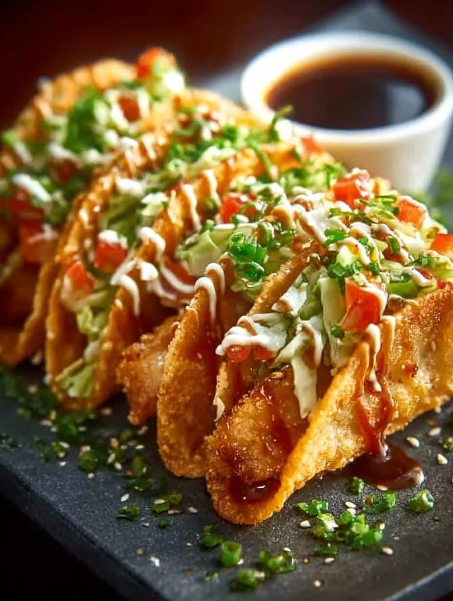 Crispy Chicken Wonton Tacos: 5 Amazing Variations to Try - Crispy Chicken Wonton Tacos - main visual representation